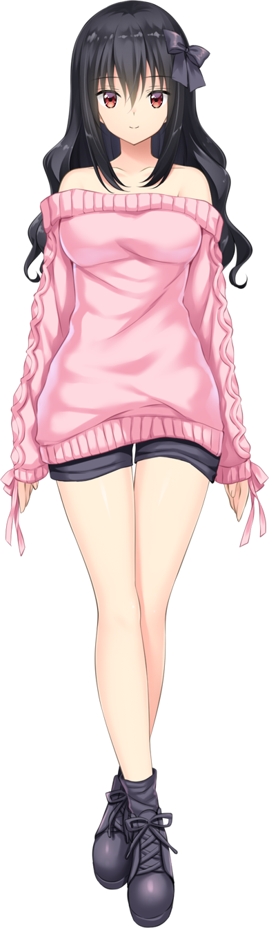 ピンクセーター